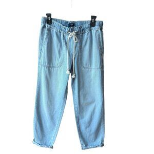 NWT J Crew Drawstring Waist Rolled Hem